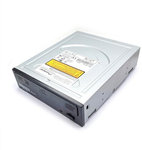 Internal 4K UHD 3D Blu-ray DVD Player/16X BD-RE DL Burner, BDXL 100GB/128GB Disc Recorder Drive for Dell HP Acer Lenovo MSI Windows 10/11 Desktop PC, Silver