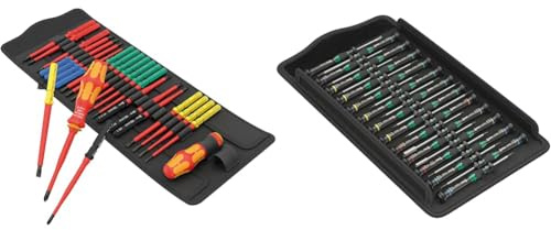 Wera 05006617001 Kraftform Kompakt VDE Big Pack 1, 26-teilig & 05134000001 Kraftform Micro Big Pack 1 Schraubendrehersatz, 25-teilig