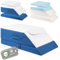 Ritalia CUSCINO GAMBE CIRCOLAZIONE con 3 altezze, cuscino alza gambe per gambe gonfie e vene varicose, cuscino per gambe da letto per circolazione, ergonomico in memory foam, lavabile e traspirante