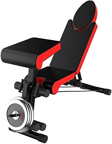 BOSHYUM Hantelbänke Home Gym Pastor Hocker Ohne Hanteln Tragbare Fitnessbank Bauchmuskeln Hantelhocker für Gymnastikübungen