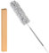 Feather Duster Extendable Microfiber Dusters Hand Dusters for Cleaning Washable Cobweb Dusters with Stainless Steel Extension Pole Telescopic Duster Extra Long 110 Inches for Cleaning