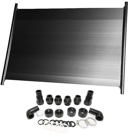 HAF® 1x Solarkollektor 300 x 60 cm ohne 3-Wege Solarweiche | Heizmatte für 10m³ Schwimmbecken bis zu 6°C Wassererwärmung | Solarheizung Pool Heizung beliebig erweiterbar | Qualität: Made in Europe