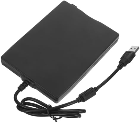 NUOBESTY Disquete USB Portátil 3.5 Pulgadas Abs Negro para PC | USB 2.0, Compatible con Varios Sistemas, Diseño Ligero y Portátil, Lectura Externa para Computadora Portátil y Escritorio