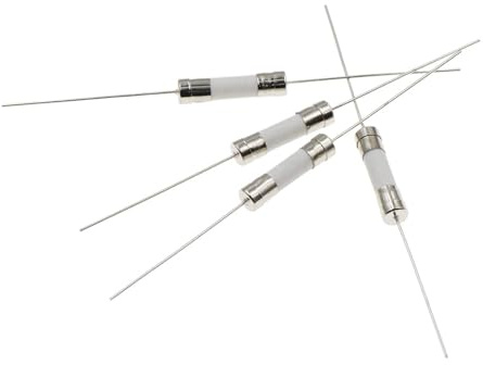 SZBTQMUW 100 PCS 5 * 20mm Fusible en céramique à Action Rapide Fusible Tubulaire à Action Lente avec Broches 5X20MM 250V 0.5A 1A 2A 3A 4A 5A 6A 7A 8A 10A 12A 15A 20A(2A,Slow T)