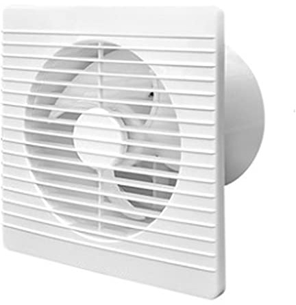 JYBNBBE Ventilatore di Scarico a Parete Silenzioso, Ventola di Estrazione per Bagno, Timer di Funzionamento, Risparmio energetico e Silenzioso/4 Pollici,8 Inches