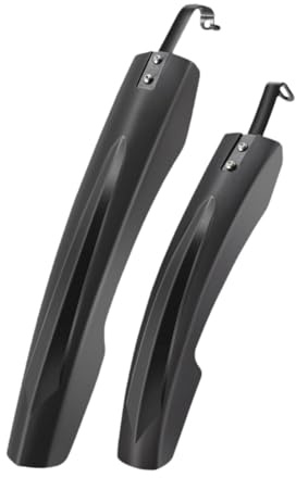 harayaa Paraspruzzi per Mountain Bike, Set di Accessori Anteriori E Posteriori, Pezzi di Ricambio Regolabili, Paraspruzzi per Bicicletta, Parafanghi per Bicic