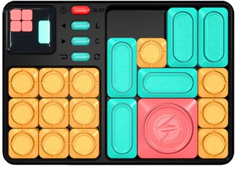 Juego de magnético, número de Entrenamiento Cerebral en Movimiento | Lógica Super Slide Puzzle para Entrenar Sus Habilidades de Pensamiento, Juegos de Entrenamiento para niños y Adultos,