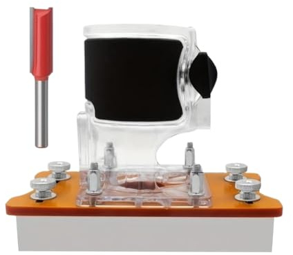 Localizzatore per macchine da taglio lavorazione del legno – Base del router manuale regolabile portatile 2 in 1, compatti | fai da te artigianato riparazione cortile lavoro armadio mobili