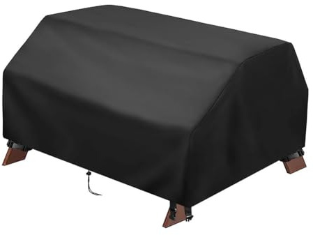Lawnoval Mantel impermeable para mesa de pícnic, tela Oxford de poliéster 210D con cierres resistentes al viento y rejillas de ventilación de malla, arena 3 en 1, para mesa de actividades acuáticas
