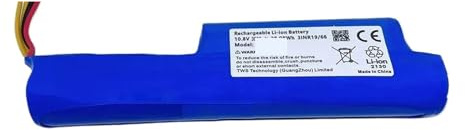 10.8V 2600-4000mAh Li-ion Rechargeable Battery ，Compatible For Redmond， RV-R150 RV-R151，Compatible For Vileda VR201 Petpro Robot Vacuum Cleaner(3000mah)