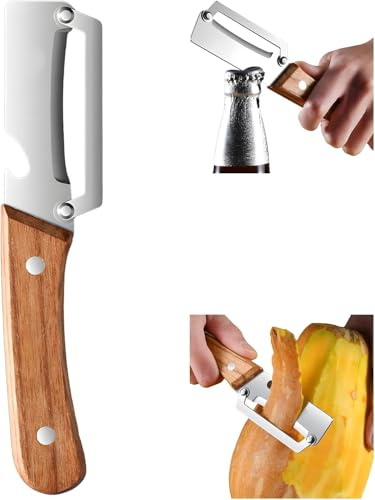 Multi Vegetable Peeler for Kitchen, Ultra Sharp Stainless Steel Blades, Ergonomic Potato Peeler & Fruit Slicer, Sharp Blade for Carrot Apple Kiwi Orange Kitchen Tool (1pcs)