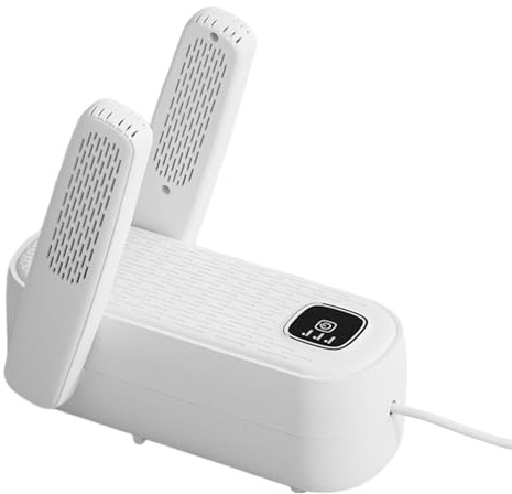 Elektrischer Schuhtrockner – Schuhtrockner | mit intelligenter Thermostat-Technologie: Geruchsbeseitigung mit automatischer Abschaltung | leiser Timer mit Flammschutzmittel PP | Stiefel