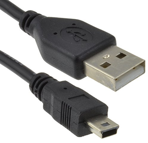 kenable USB 2.0 24AWG Hi-Speed A to mini-B 5 pin Cable Power & Data Lead 0.6m [0.6 metres]
