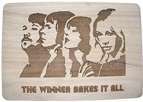 ABBA Hartholz Holz Schneidebrett Käsebrett Tischset