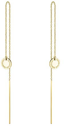 LIEBESKIND BERLIN Damen Ohrringe – Lange Hängeohrringe mit verschiedenen Anhängern – Edelstahl in Silber, Gold, Roségold & Schwarz – Stilvoll & Vielseitig
