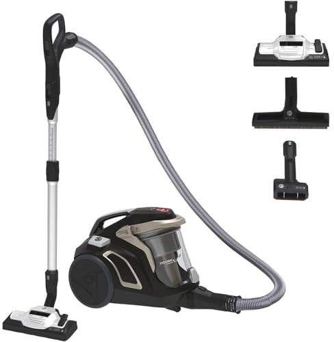 Hoover Aspiradora de Trineo Especial Mascotas, Sin Bolsa, 850W, Filtro HEPA 13, Ciclónico, Depósito 2L, Cable 6m - HP700