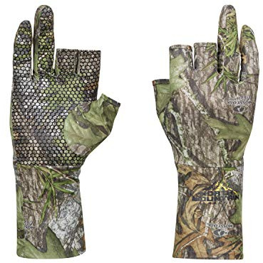 North Mountain Gear Camouflage-Jagdhandschuhe für Herren – fingerlos – leichtes Handschuhfutter