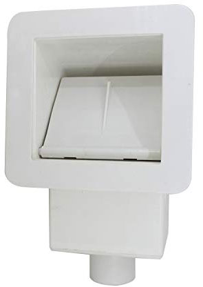 Jxjamp Stahlwand oberirdisches Pool Filter Skimmer bis Wandbeton Pool Skimmer durch Wall Schwimmbad Zement Abs