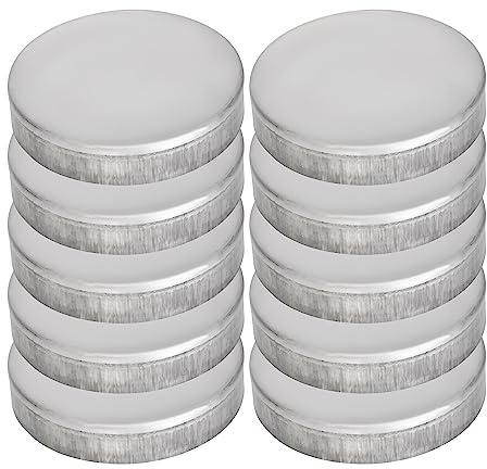 POCHY Runde Geländerkappe, Galvanisiertes Eisen, 10 X Pfostenkappe Für Zaunpfosten, Schutzabdeckung Der Spitze des Zauns,160mm