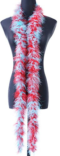 RIDAEX Mischen von Farben, 20 g Federboa zum Basteln von Partys/Kostümen/Schal, Weihnachtsbaum, dekorative Federboa