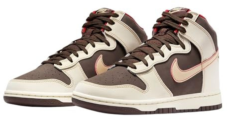 Nike High Retro SE Sneakers Homme - 42, Marron, crème, Orange, Rouge, 42 EU