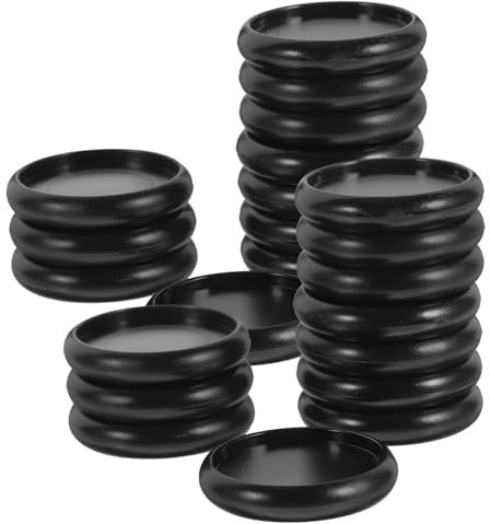 LALAFINA Runde Kunststoff Bindescheiben 28mm 44 Stück Buchbinderinge Discs Lose Blatt Bindung Für Schule Büro Organizer