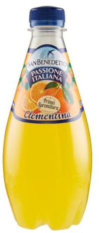San Benedetto Aranciata Clementina Confezione da 12 PET da 40 cl Passione Italiana
