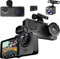 Autokamera mit 4K Auflösung, Dashcam Auto, 1080P Dashcam Auto Vorne Hinten und Innen mit 32GB SD-Karte, Autokamera mit Parküberwachung, Infrarot Nachtsicht, G-Sensor, Loop-Aufnahm (Standardversion)
