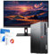 Lenovo Estación de oficina completa PC Desktop Intel Core i5-8400 | RAM 16 GB | SSD 512 GB | Monitor 27 ThinkVision c27-40 FullHD Win 11 OFFICE 2021 Professional Garantía 36 meses