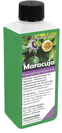 Maracuja-Dünger - Passiflora edulis Flüssigdünger für gesundes Wachstum und Blütenpracht 250ml