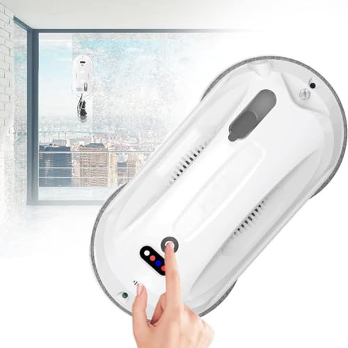 CraftNestUK Robot Limpiador automático de Ventanas, aspiradora de Ventanas, Vidrio de Limpieza robótica con rociado de Agua a través de la aplicación y el Control Remoto
