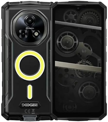 DOOGEE Fire 7 Pro Outdoor Handy Ohne Vertrag 1200LM Dual-Campinglampe AI 5G, Walkie Talkie, 13000mAh, Outdoor Smartphone Android 15, 32GB+256GB, 6,6 HD+ 64MP, Octa Core, 3 Card Slot/Face ID/OTG/NFC