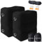 DAWNTREES 2 Pack Inflatable Foot Rest Pillow for Airplane,Travel Foot Rest Pillow - Travel Foot Rest for Airplane Flights, Blow up Plane Footrest Pillow with Easy-Carry Strap