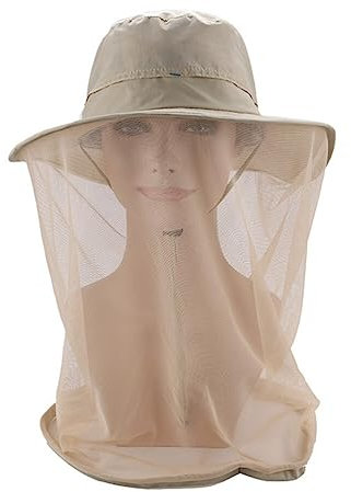 Yardwe Netz-Hut Mit Verstellbarem Kopfschutz Für Outdoor-aktivitäten Atmungsaktiv Und Schnelltrocknend Für Angeln Radfahren Wandern Und Camping Unisex Einheitsgröße