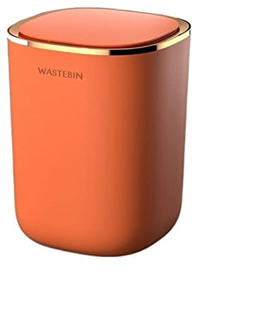 Contenedor de reciclaje de basura Bote de basura inteligente de 12 litros Sala de estar Baño en casa Cesta de papel de apertura automática Cubo de almacenamiento de basura delicado Bote de basura de c
