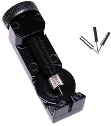 TopHomer Uhrmacherwerkzeug Set mit 3 Uhrenstiften, Uhrenarmband Kürzen Werkzeug, Federstegentferner, Uhrenwerkzeug Stiftausdrücker für Uhrenarmband Austauschen