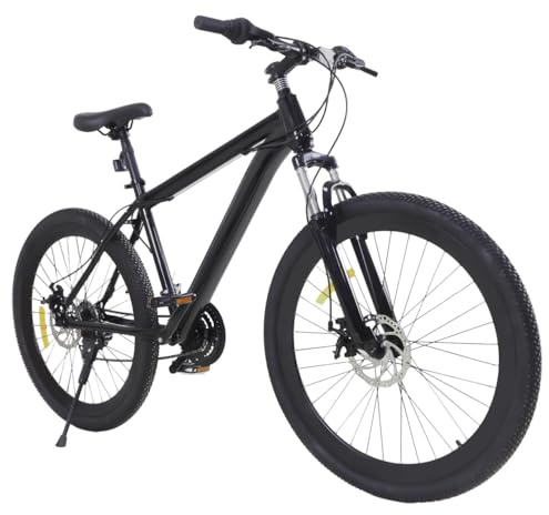 Fahrrad Mountainbike Premium Siebenteiliges Positionierschwungrad Fully FüR Jungen MäDchen Damen Herren Herrenrad Damenrad Downhill Bike Scheibenbremse Bergsteiger StäNder 26Zoll 21Gang