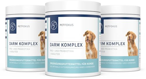 PetFokus Darm Komplex Pulver für Hunde zur Verdauung 3 Bakterienstämme 125g