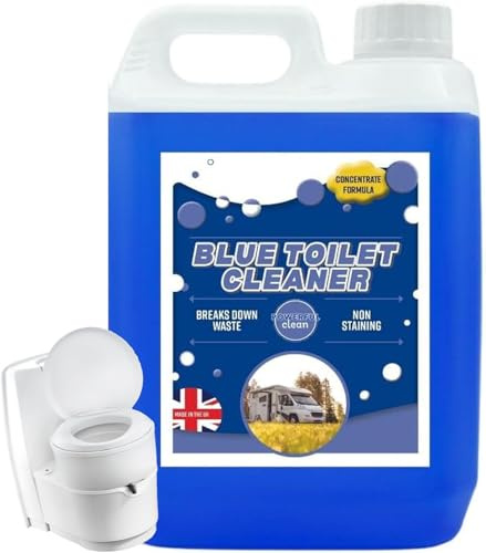 BLUE Toilet Rinse 5 Litres Disinfectant Bottles For Caravans, Motorhome & Portable Toilets (1)
