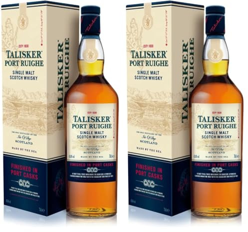 Talisker Port Ruighe Whisky Single Malt 45,8% 70cl sous étui (Lot de 2)