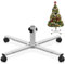 Soporte de árbol de Navidad para árbol Artificial, Base Extensible Resistente con Rueda Universal para árboles Artificiales de 220 a 280 cm, se Adapta a Postes de árbol de 1,2 a 3,5 cm, Color Blanco