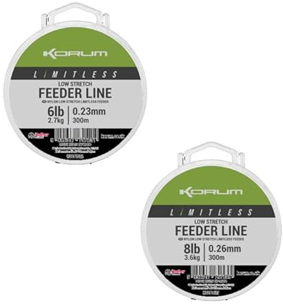 Korum Limitless Feeder Line 300m (8lb)