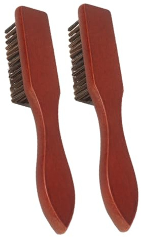Healvian 2stücke Rückenbürste Für Männer Bartbürste Aus Holz Entwirrungsbürste Für Bart Und Haare Haarglättungsbürste Zum Stylen Lockenbürste Für Pflege Und Reinigung