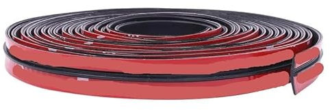 Joints d'étanchéité en caoutchouc for voiture, protection for pare-brise, pare-brise, toit, isolation phonique(19MM X 8M)