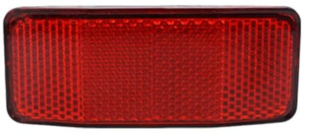 Red Reflector Rear Pannier Rack Attachment Bicycle Rear Reflector Attachment to Luggage Rack Cycling Reflectors