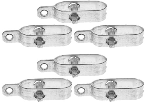 NUOBESTY Tendeur de Câble Métallique de Jardin Robuste 90 Mm Lot de 6, Serrage-Joint Pratique pour Serrage et Vigne, Outil de Tension Fil d'acier Résistant la Corrosion