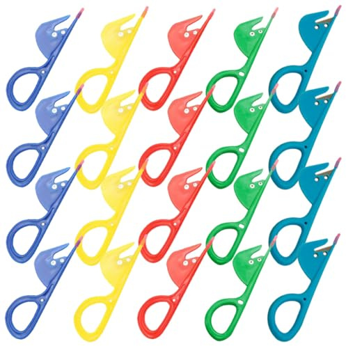 SUPVOX Set da 20 Tagliaintestino Multifunzionale per Pollame, Coltelli da Cucina Compatti in Acciaio, Strumenti la Pulizia Intestinale per Famiglie e Ristoranti Colore Colore Casuale