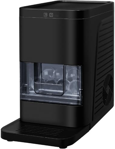 ZhlCrioxenic 2 '' Clear Ice Ball Maker, Sfera Ice Maker, 2 grandi palle in 55 minuti, 42 pz/giorno, macchina del ghiaccio autopulente, pulizia automatica, per cocktail, whisky e bourbon nero