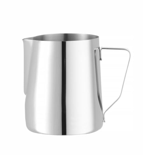 HENDI Mehrzweck Kannen, Geschirrspülmaschinengeeignet, Milchkännchen, Milchkanne, Sahnekanne, 0,9L, ø102x(H)125mm, Edelstahl 18/10