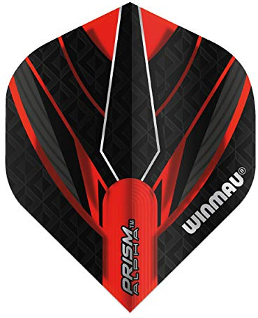 WINMAU Prism Alpha Extra Dicke Dart Flights - 1 Sätze pro Packung (3 Flights insgesamt)